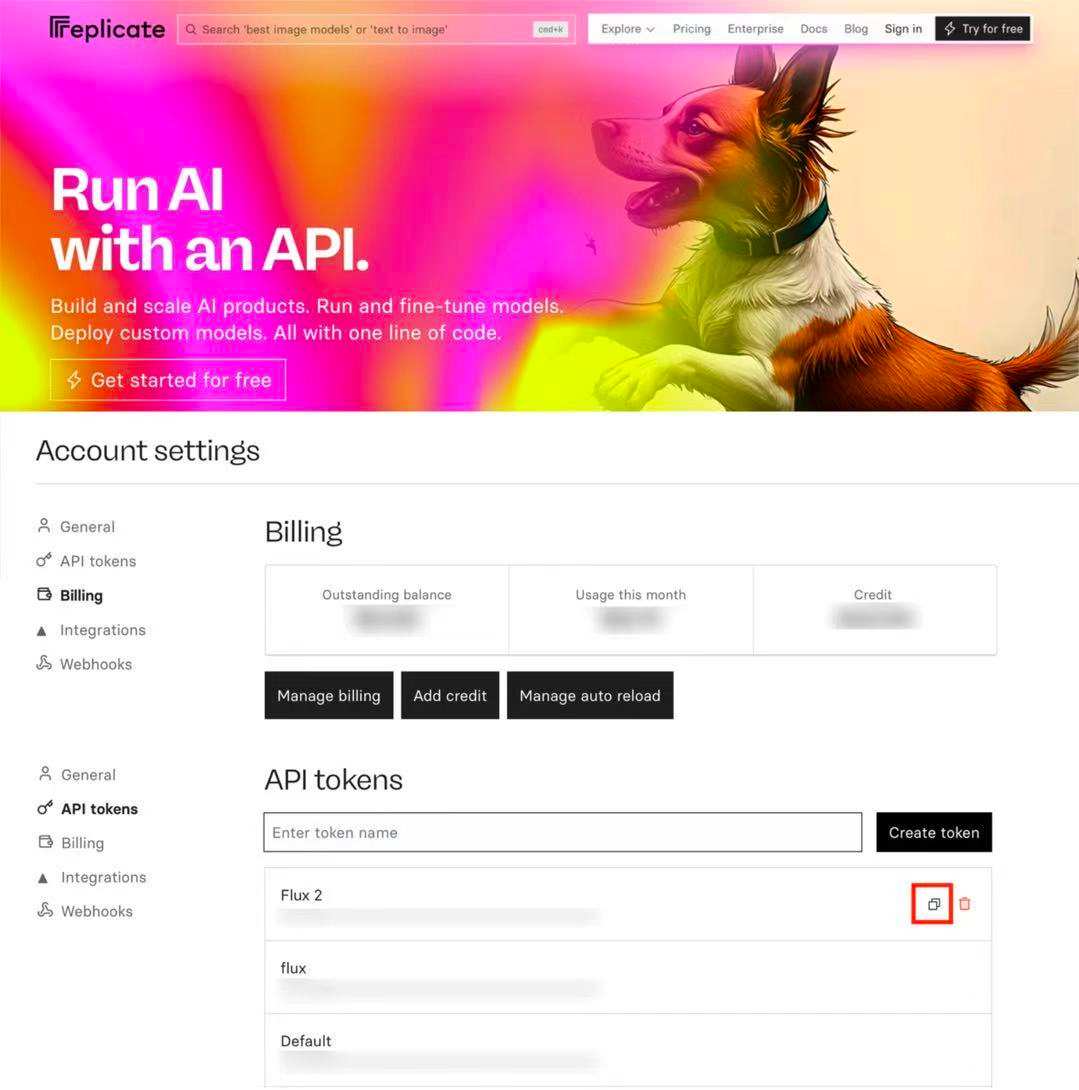 Nano Banana Photoshop Script - Replicate Setup for AI-powered plugin